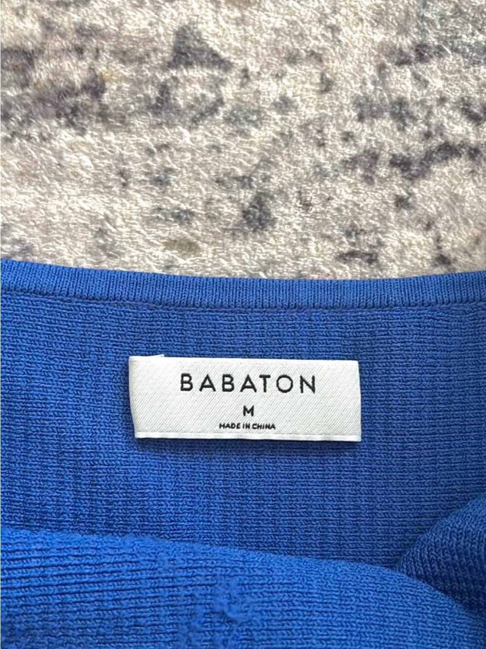 Babaton Jazz Blue Sculpt Knit Tank Top